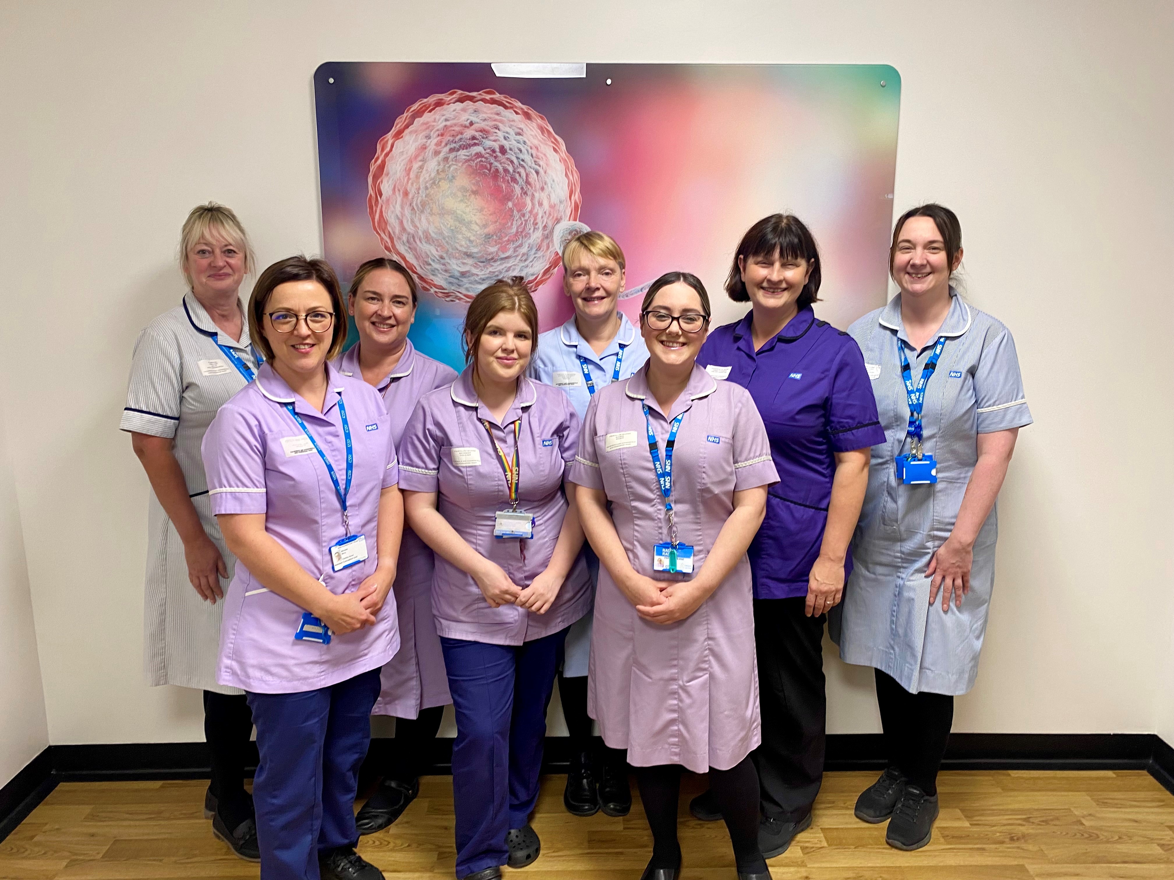 Group of nurses smiling